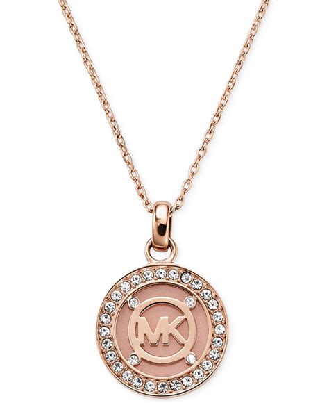 michael kors necklace gold necklaces|Michael Kors necklace and earrings.